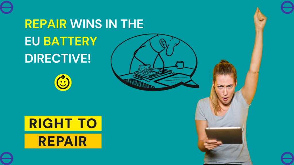 The EU battery directive will make it easier to replace batteries